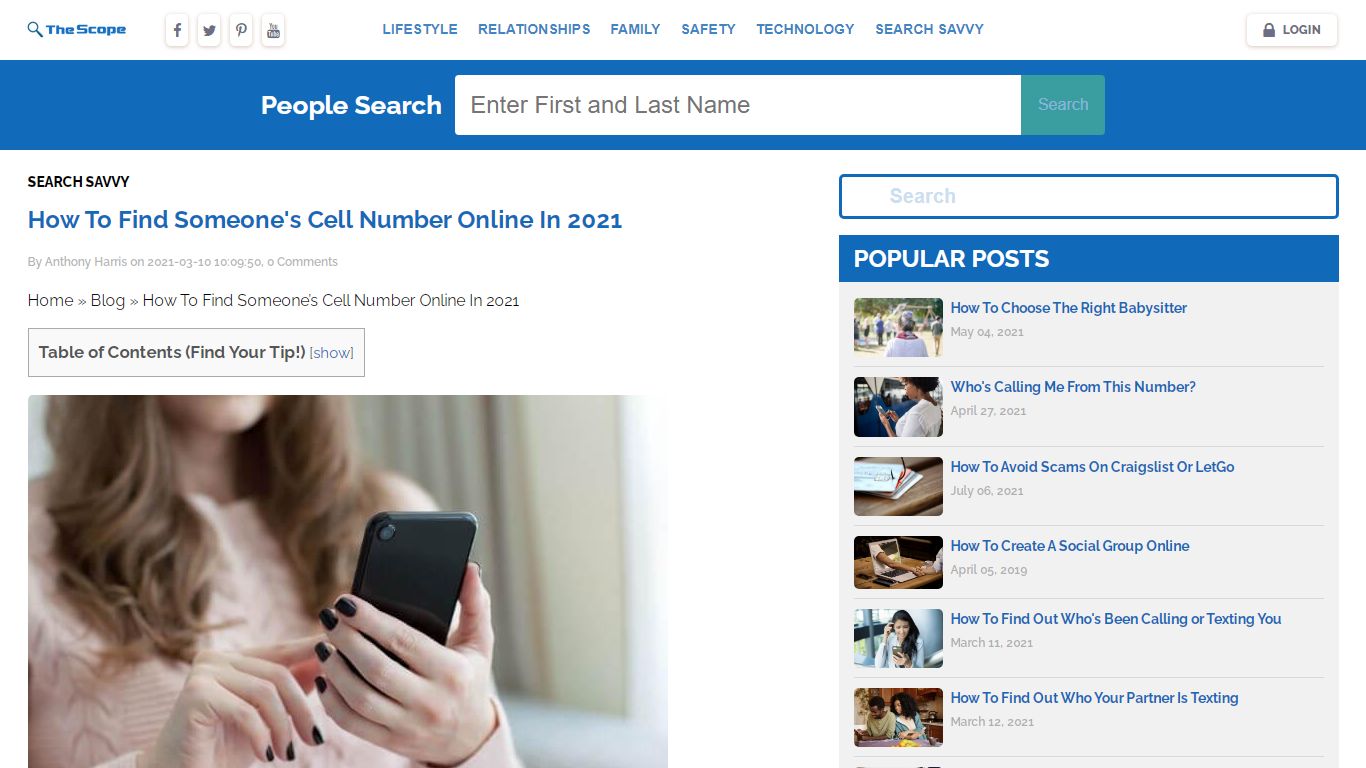 How To Find Someone's Cell Number Online In 2021